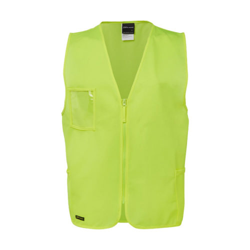 JB'S WEAR - HI VIS ZIP SAFETY VEST