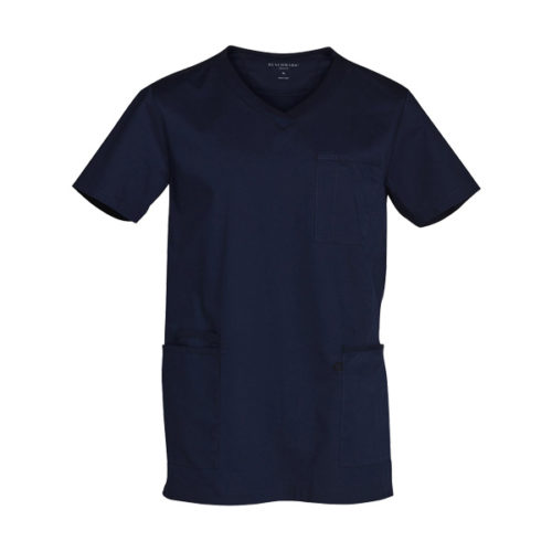 WINNING SPIRIT - MENS V-NECK CONTRAST TRIM SCRUB TOP - Image 3