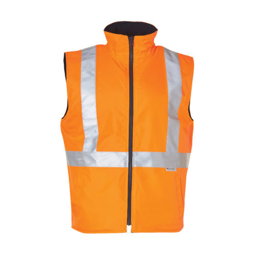 WINNING SPIRIT -  SW19A HI-VIS REVERSIBLE SAFETY VEST WITH 3M TAPES